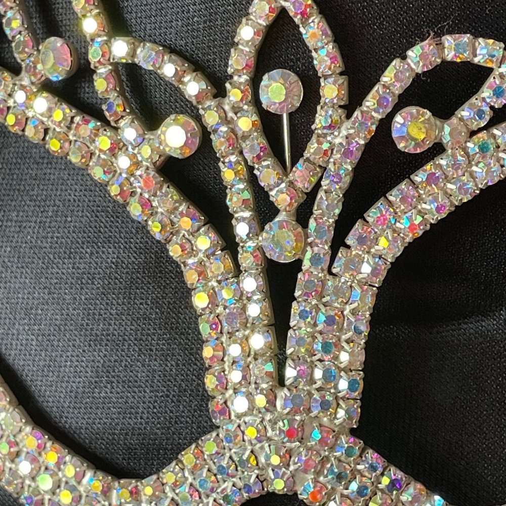 AB Rhinestone masquerade mardi gras mask - Picture 6 of 9